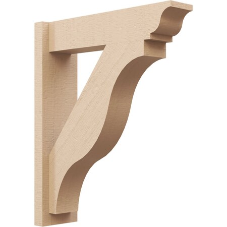 Ekena Millwork 5 1/2-in W x 20-in D x 24-in H Funston Trad Rough Cedar Woodgrain TimberThane Outlooker, Primed Tan OUTUR055X20X24FST04RCPR